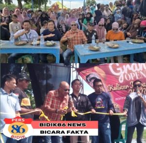 Kades Karang Sinom Resmikan Lokasi Kuliner, Dorong UMKM dan Ekonomi Kreatif