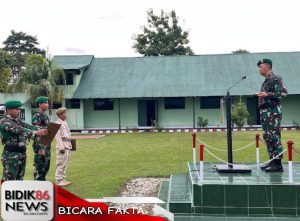 Pimpin Upacara, Letkol Arm Edi Yulian Budiargo, S.Sos, M, Bacakan Amanat KASAD